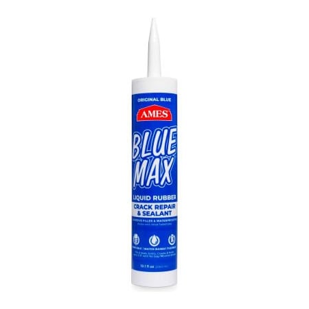AMES BLUE MAX Liquid Rubber Caulk & Sealant - 10.1 Oz Tube